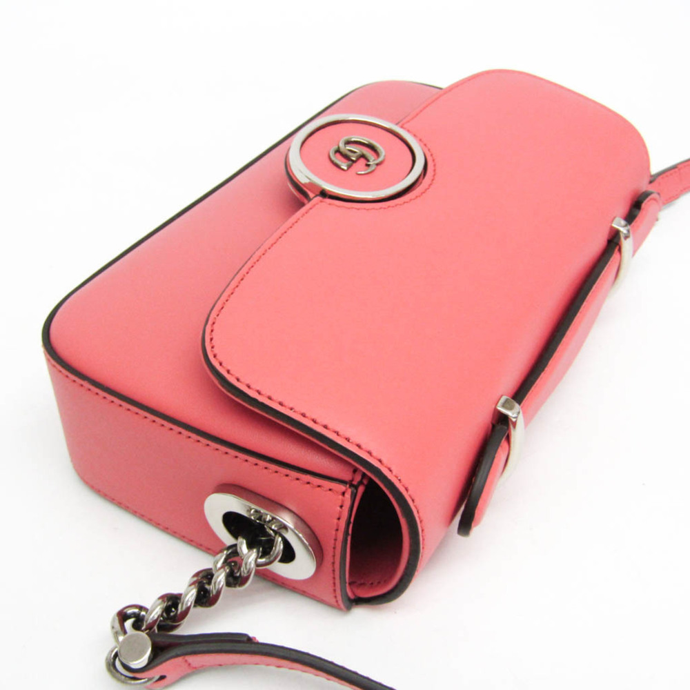 GUCCI Authentic Pink Leather Shoulder Bag - Picture 6 of 15